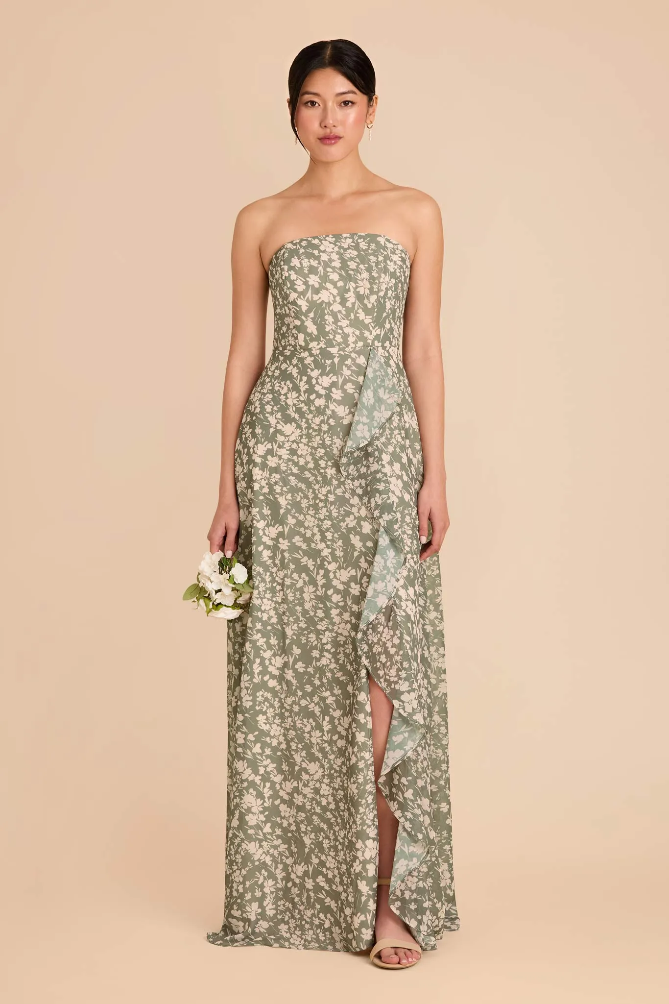 Winnie Convertible Chiffon Dress - Thyme Dreamy Floral sold by Birdy Grey