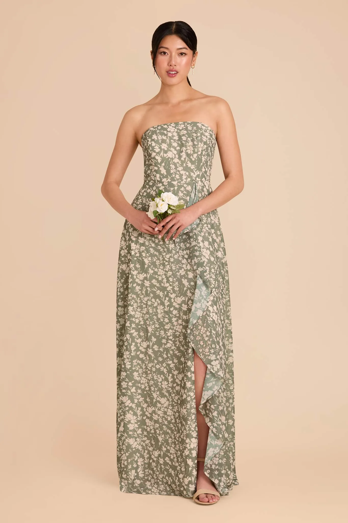 Winnie Convertible Chiffon Dress - Thyme Dreamy Floral sold by Birdy Grey product image thumbnail 3