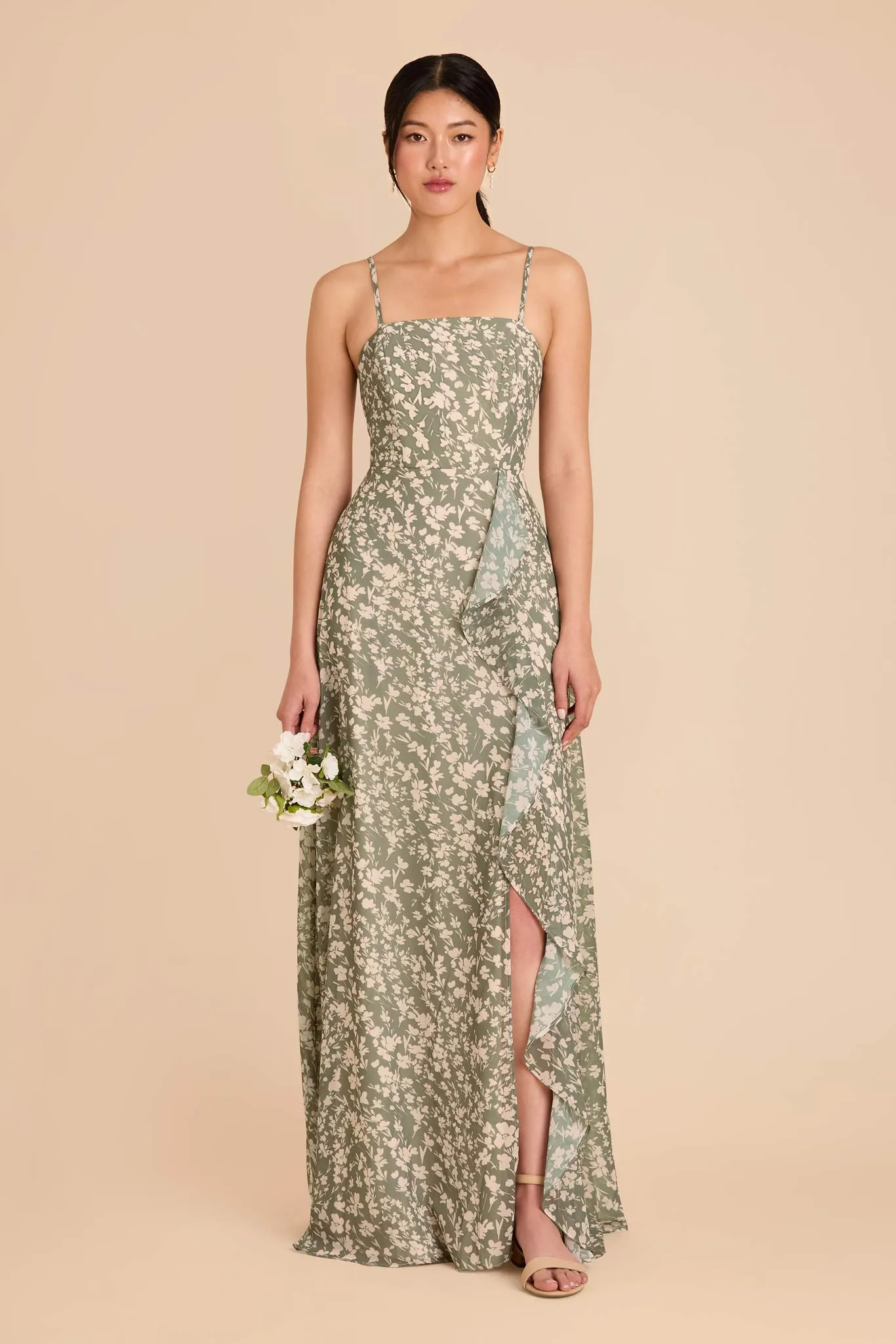 Winnie Convertible Chiffon Dress - Thyme Dreamy Floral sold by Birdy Grey product image thumbnail 2