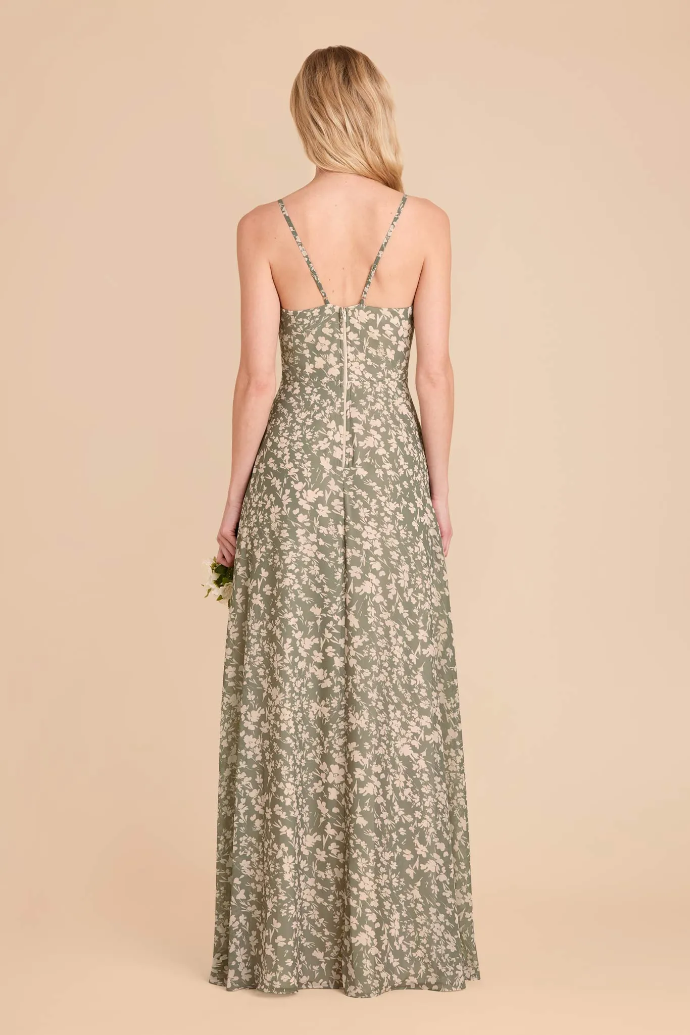 Theresa Chiffon Dress - Thyme Dreamy Floral sold by Birdy Grey product image thumbnail 5