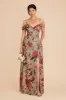 Spence Convertible Dress With Slit - Silver Sage Painted Botanics sold by Birdy Grey