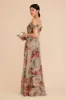 Spence Convertible Dress With Slit - Silver Sage Painted Botanics sold by Birdy Grey