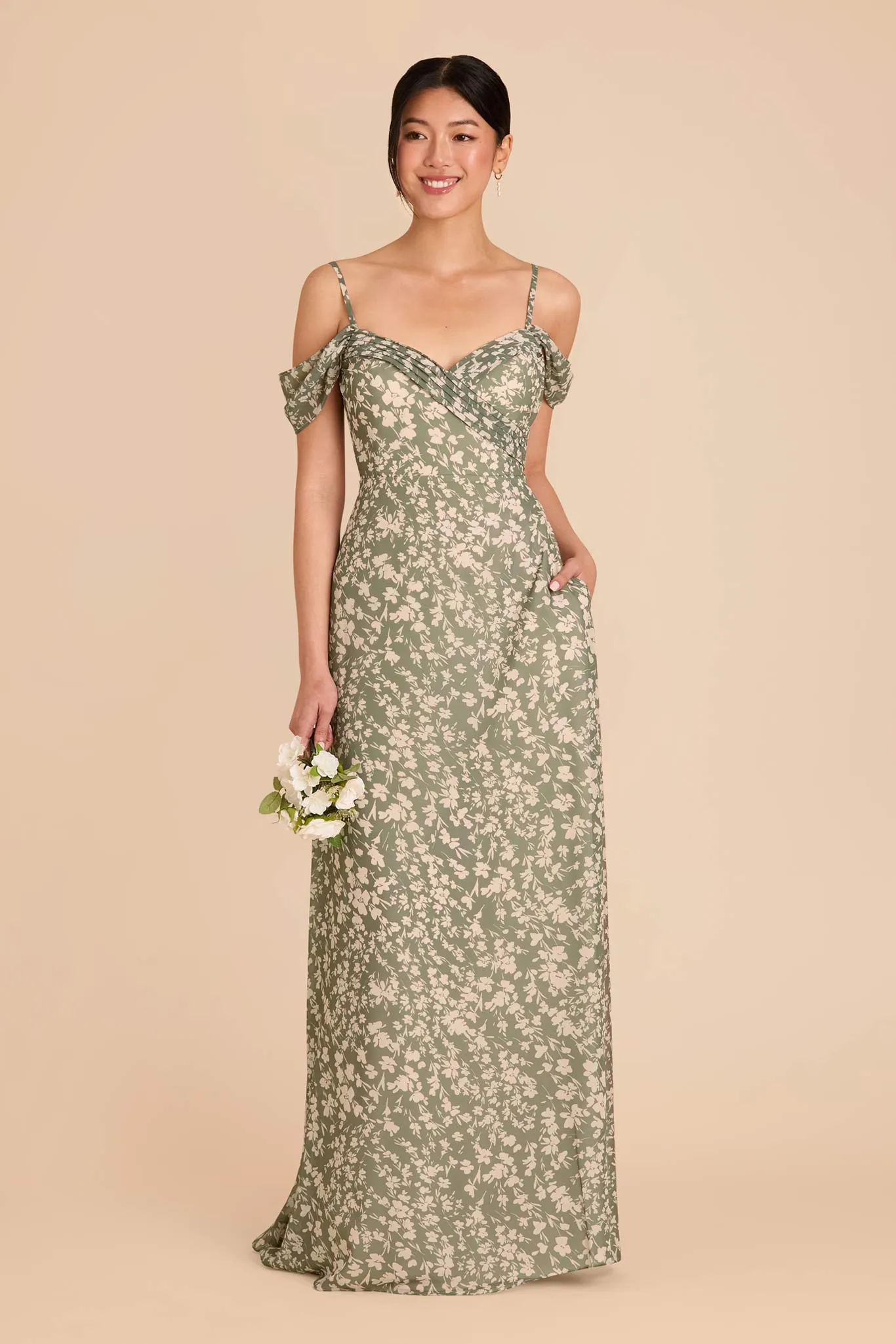 Spence Convertible Dress - Thyme Dreamy Floral sold by Birdy Grey product image thumbnail 2