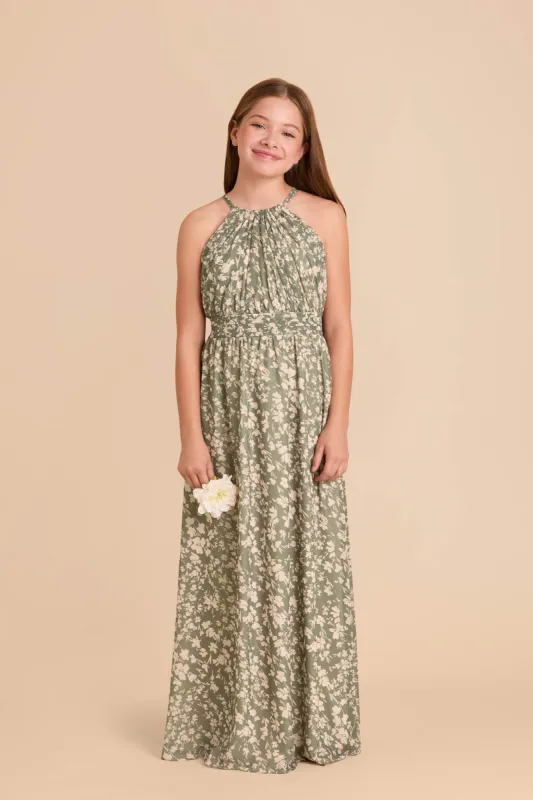 Sienna Junior Dress - Thyme Dreamy Floral sold by Birdy Grey