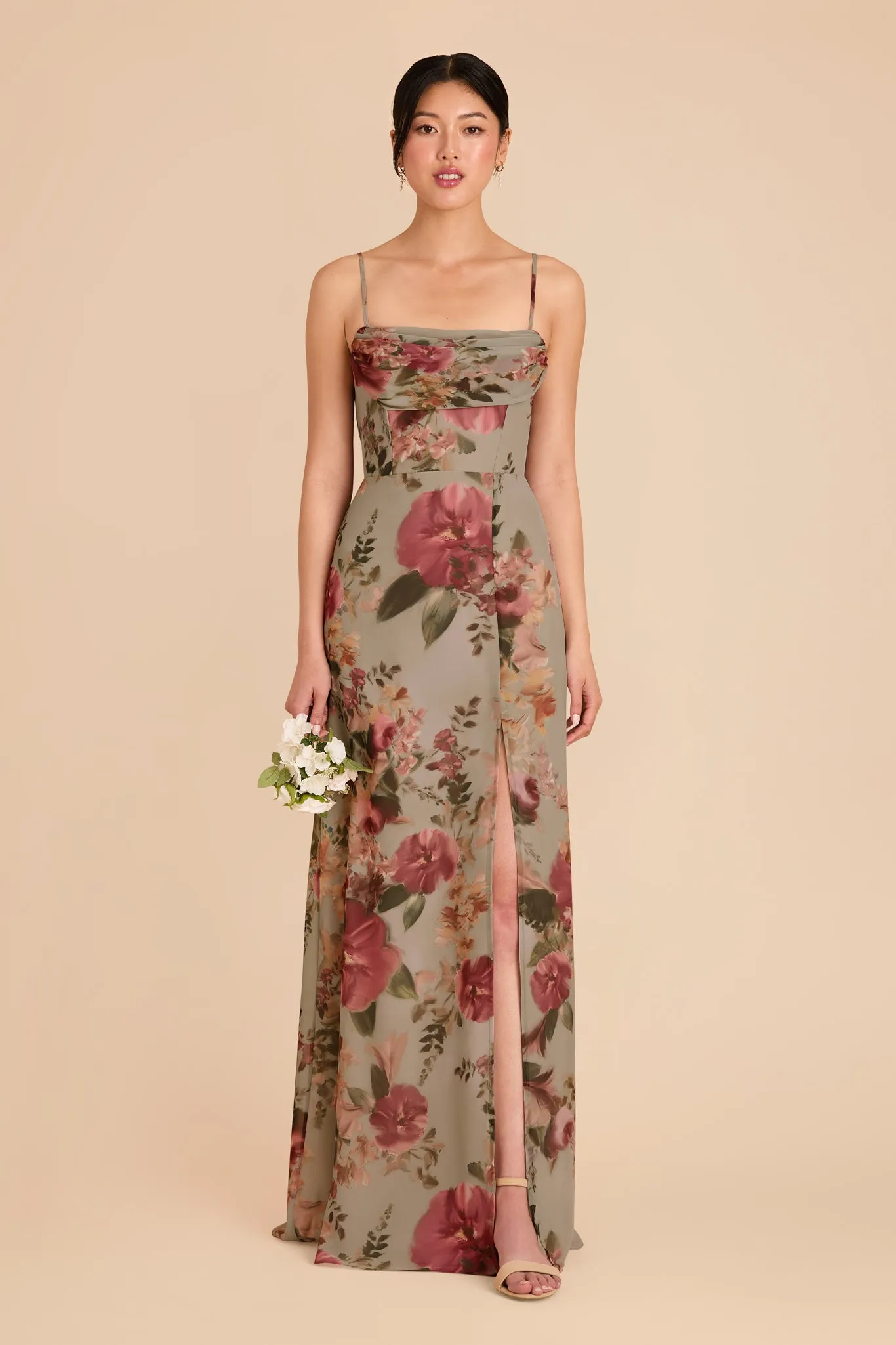 Mira Convertible Dress - Silver Sage Painted Botanics sold by Birdy Grey product image thumbnail 3