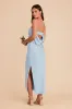 Isla Matte Satin Dress - Mist Blue sold by Birdy Grey