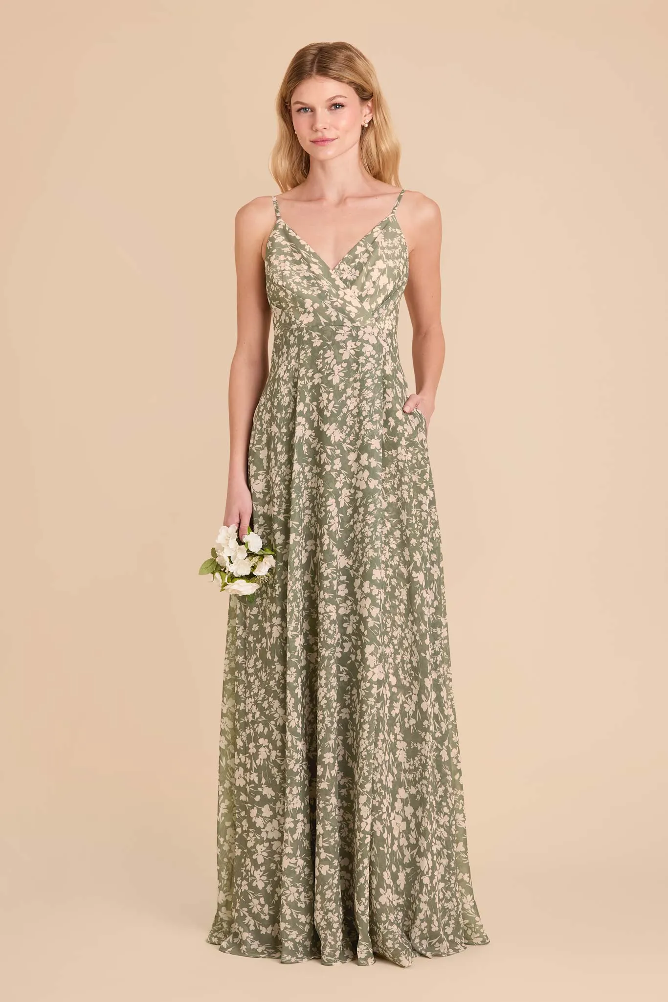 Kaia Dress - Thyme Dreamy Floral sold by Birdy Grey product image thumbnail 2