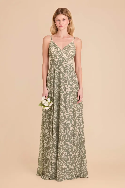 Kaia Dress - Thyme Dreamy Floral sold by Birdy Grey