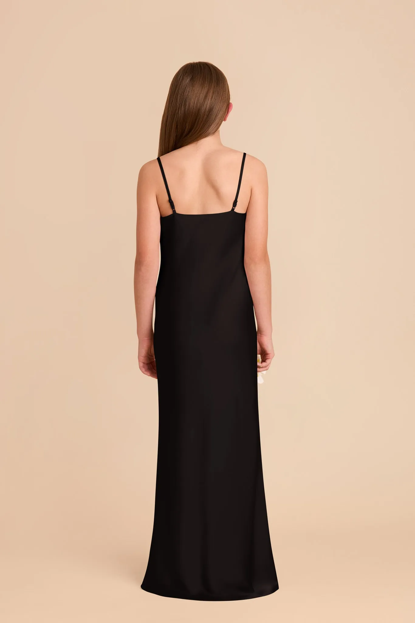 Elisa Junior Matte Satin Dress - Black sold by Birdy Grey product image thumbnail 4