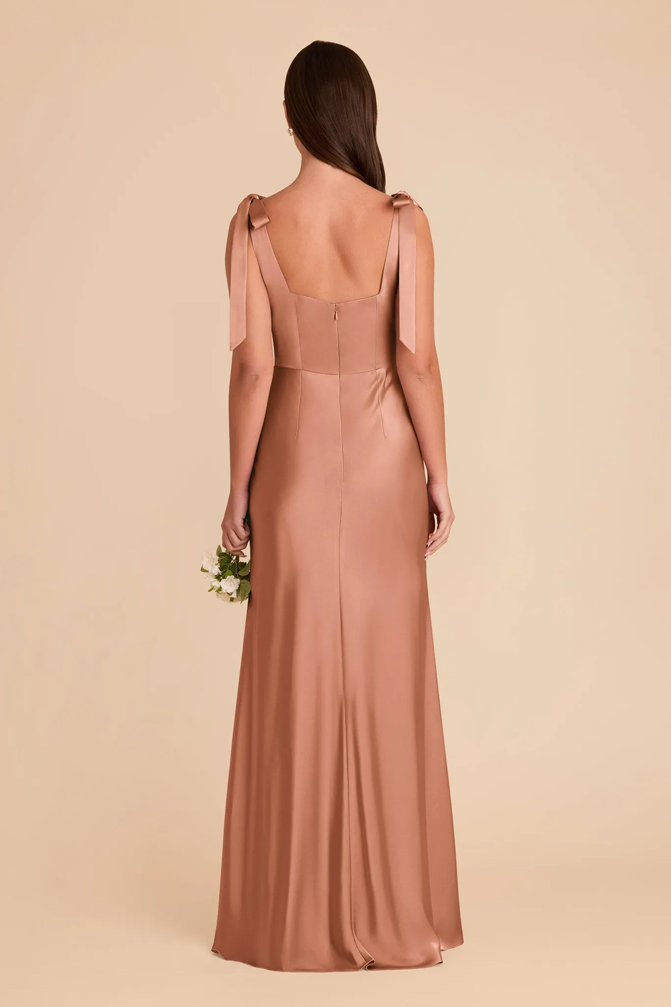 Alex Convertible Dress Matte Satin - Desert Rose sold by Birdy Grey product image thumbnail 5
