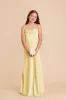 Mimi Junior Matte Satin Dress - Lemon Sorbet sold by Birdy Grey