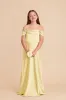 Mimi Junior Matte Satin Dress - Lemon Sorbet sold by Birdy Grey