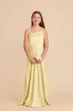 Mimi Junior Matte Satin Dress - Lemon Sorbet sold by Birdy Grey