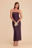 Isla Matte Satin Dress - Plum sold by Birdy Grey