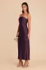 Isla Matte Satin Dress - Plum sold by Birdy Grey