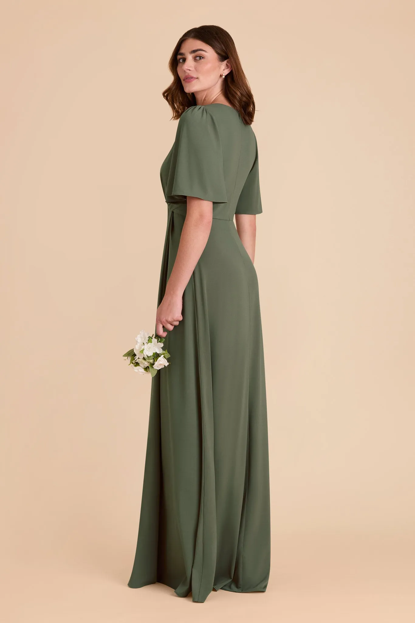 Fatima Luxe Knit Dress - Olive sold by Birdy Grey product image thumbnail 4