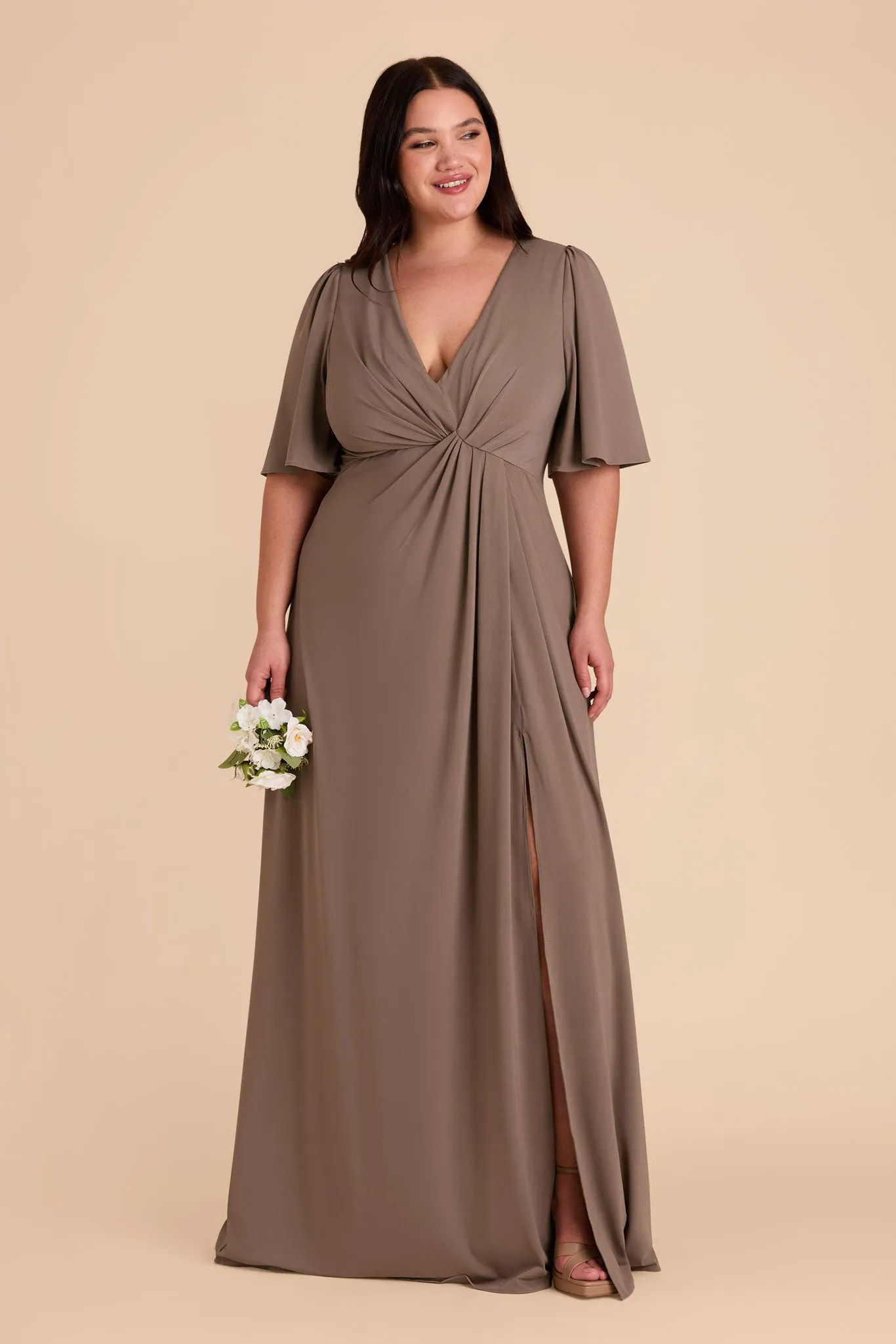 Fatima Luxe Knit Dress - Mocha sold by Birdy Grey product image thumbnail 2