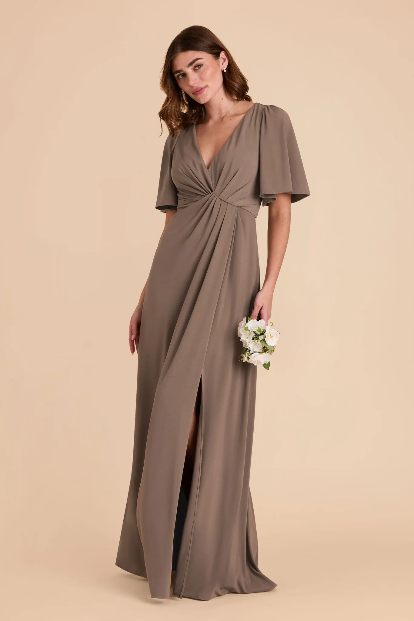 Fatima Luxe Knit Dress - Mocha sold by Birdy Grey product image thumbnail 4