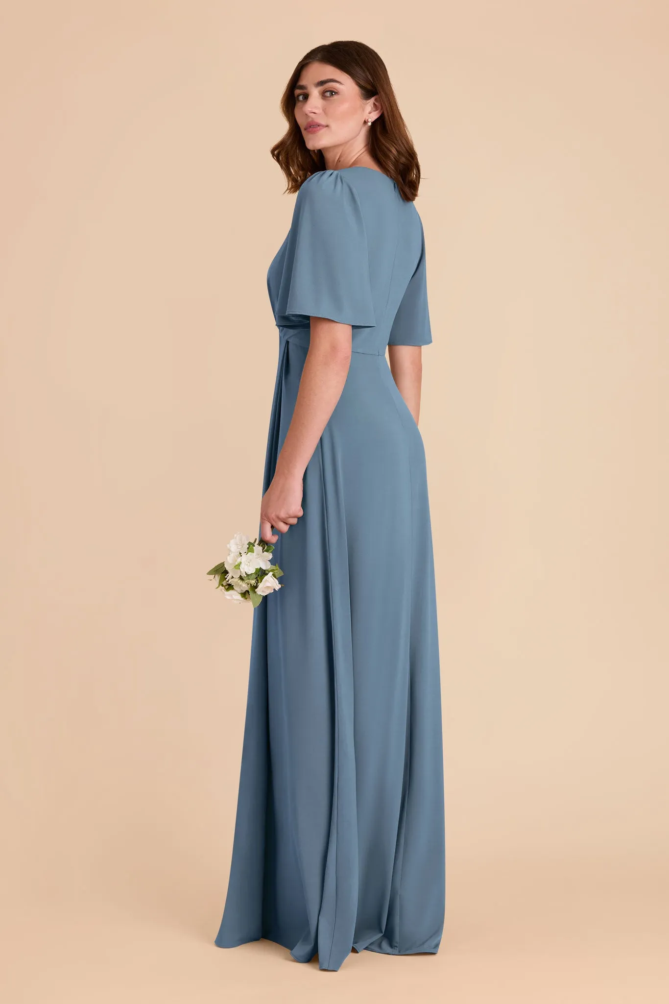 Fatima Luxe Knit Dress - French Blue sold by Birdy Grey product image thumbnail 5