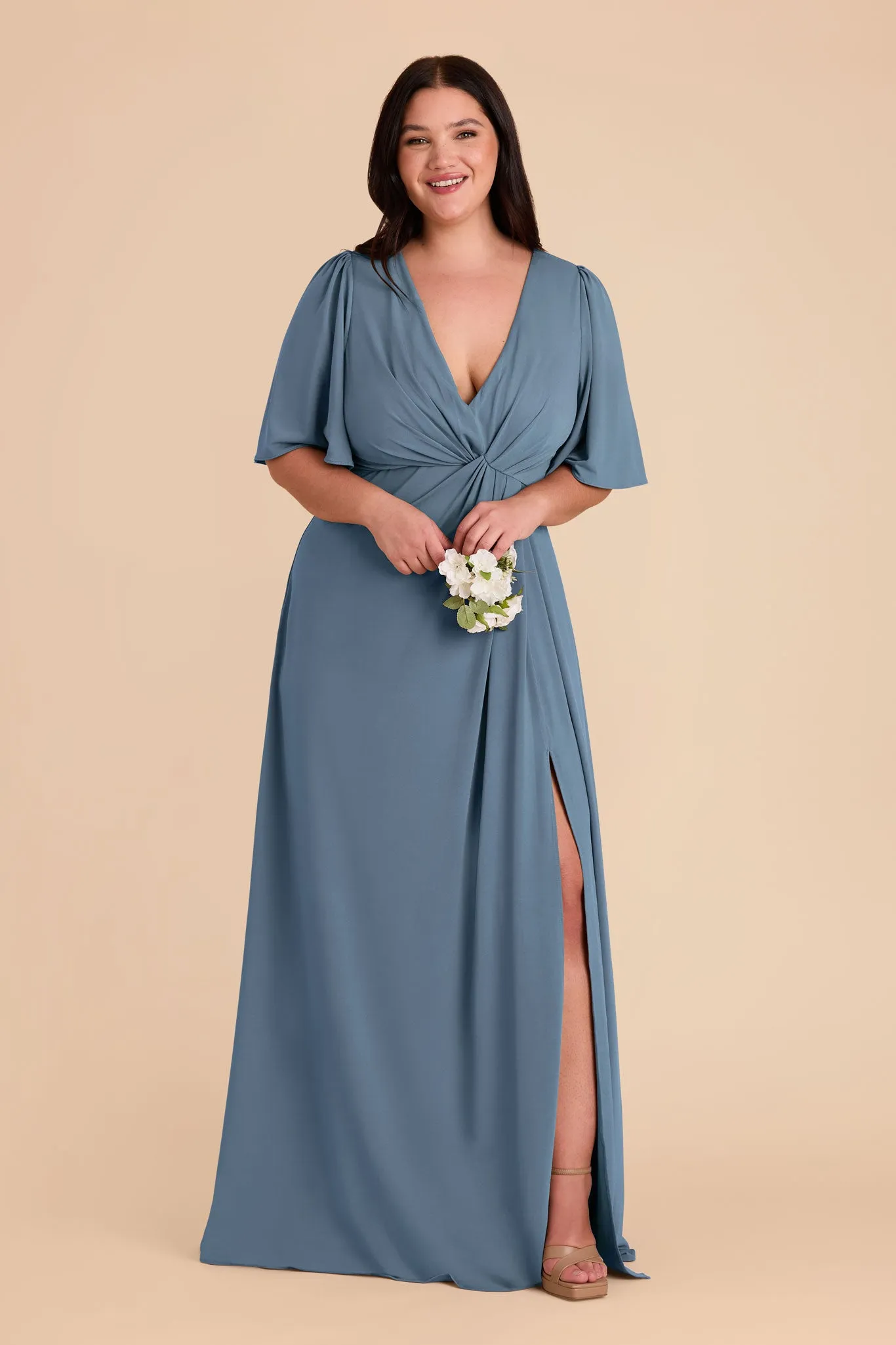 Fatima Luxe Knit Dress - French Blue sold by Birdy Grey product image thumbnail 2