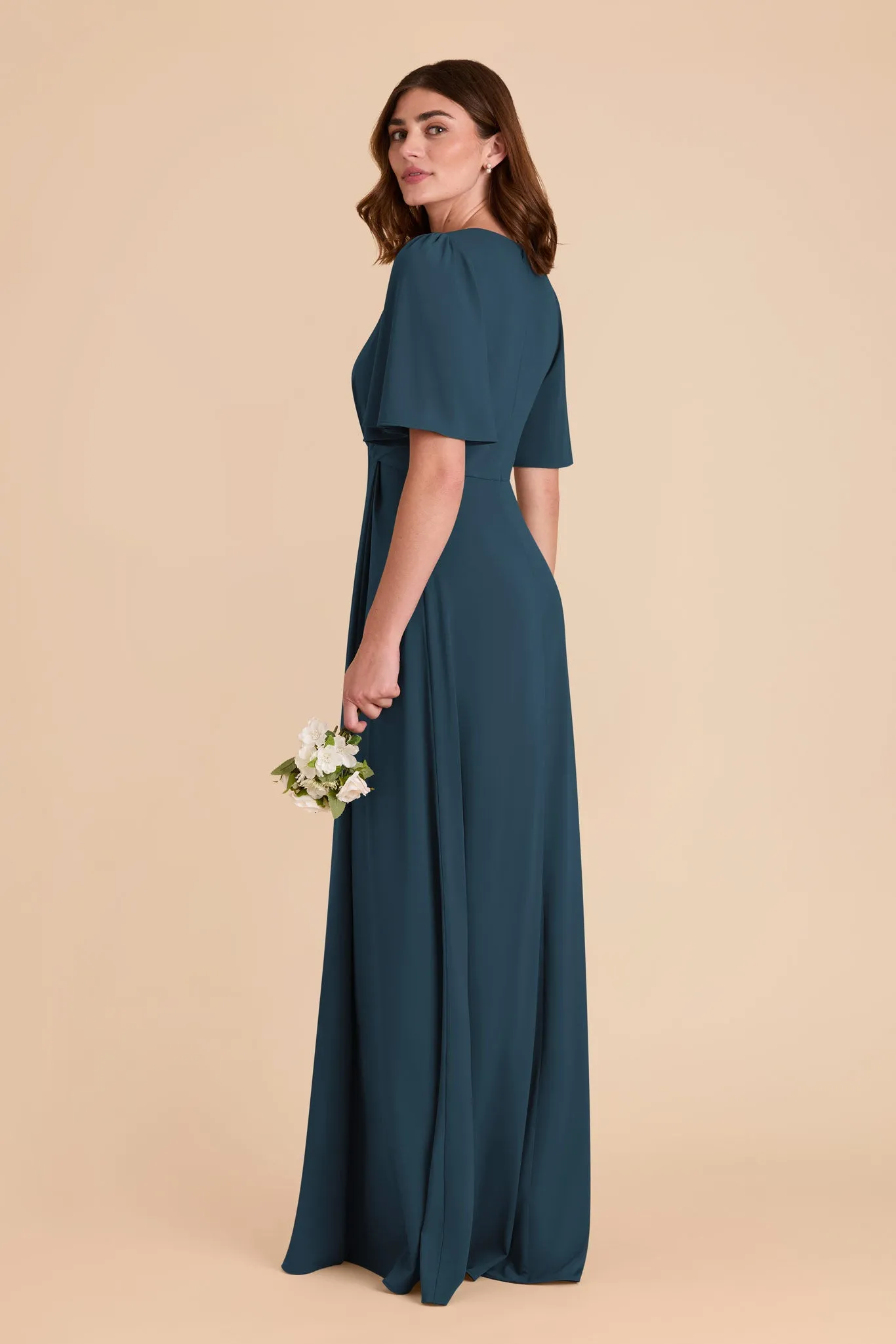 Fatima Luxe Knit Dress - Dark Teal sold by Birdy Grey product image thumbnail 4