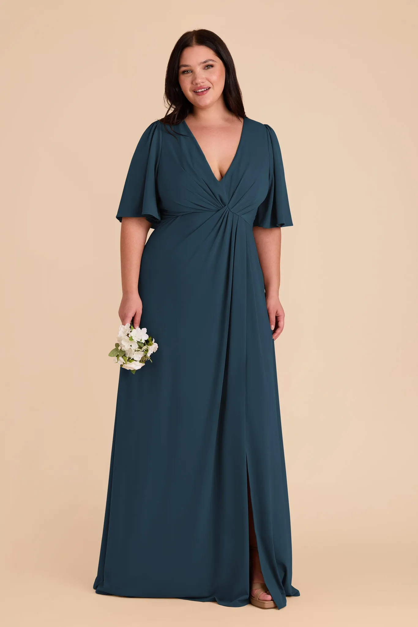 Fatima Luxe Knit Dress - Dark Teal sold by Birdy Grey product image thumbnail 2