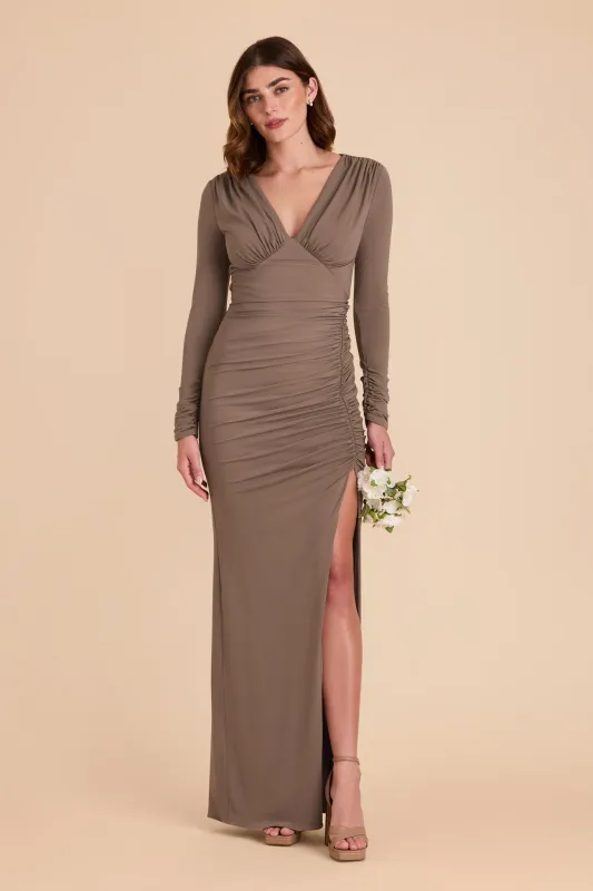 Emmy Luxe Knit Dress - Mocha sold by Birdy Grey