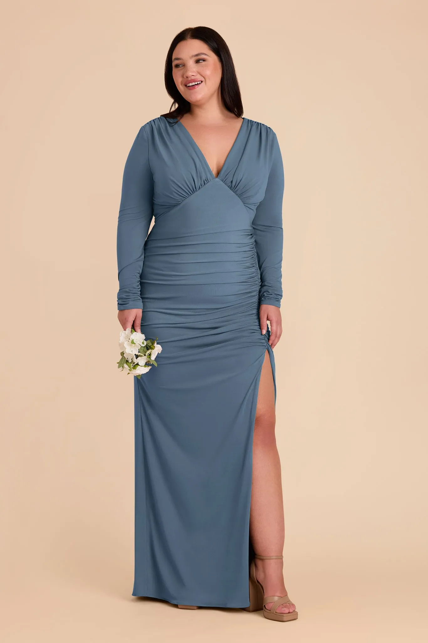 Emmy Luxe Knit Dress - French Blue sold by Birdy Grey product image thumbnail 2