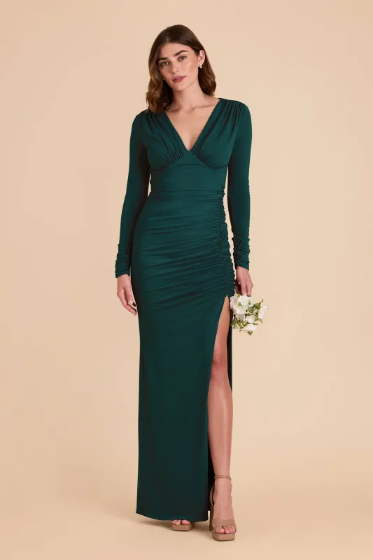 Emmy Luxe Knit Dress - Emerald sold by Birdy Grey