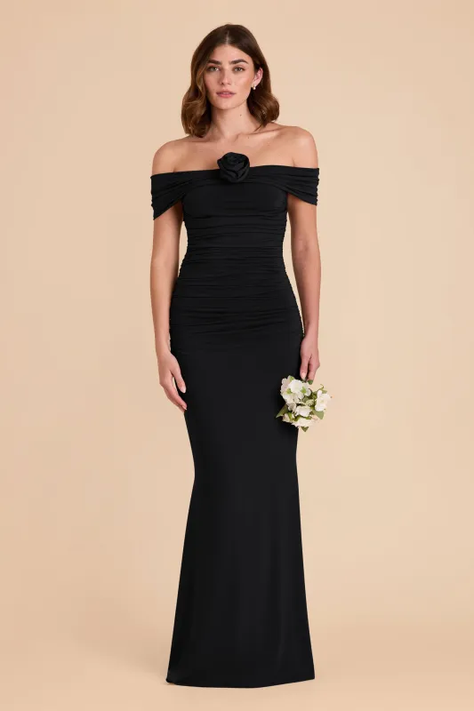 Denise Luxe Knit Dress - Black sold by Birdy Grey