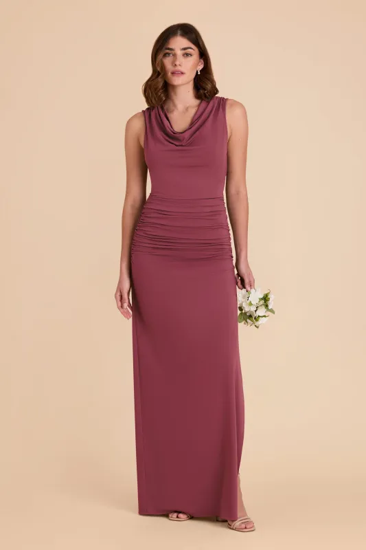 Danny Luxe Knit Dress - Rosewood sold by Birdy Grey