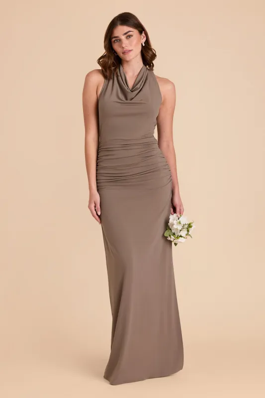 Danny Luxe Knit Dress - Mocha sold by Birdy Grey