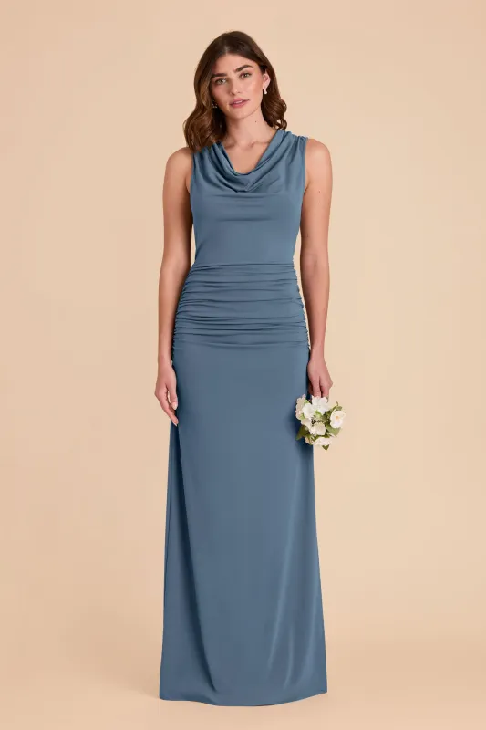 Danny Luxe Knit Dress - French Blue sold by Birdy Grey