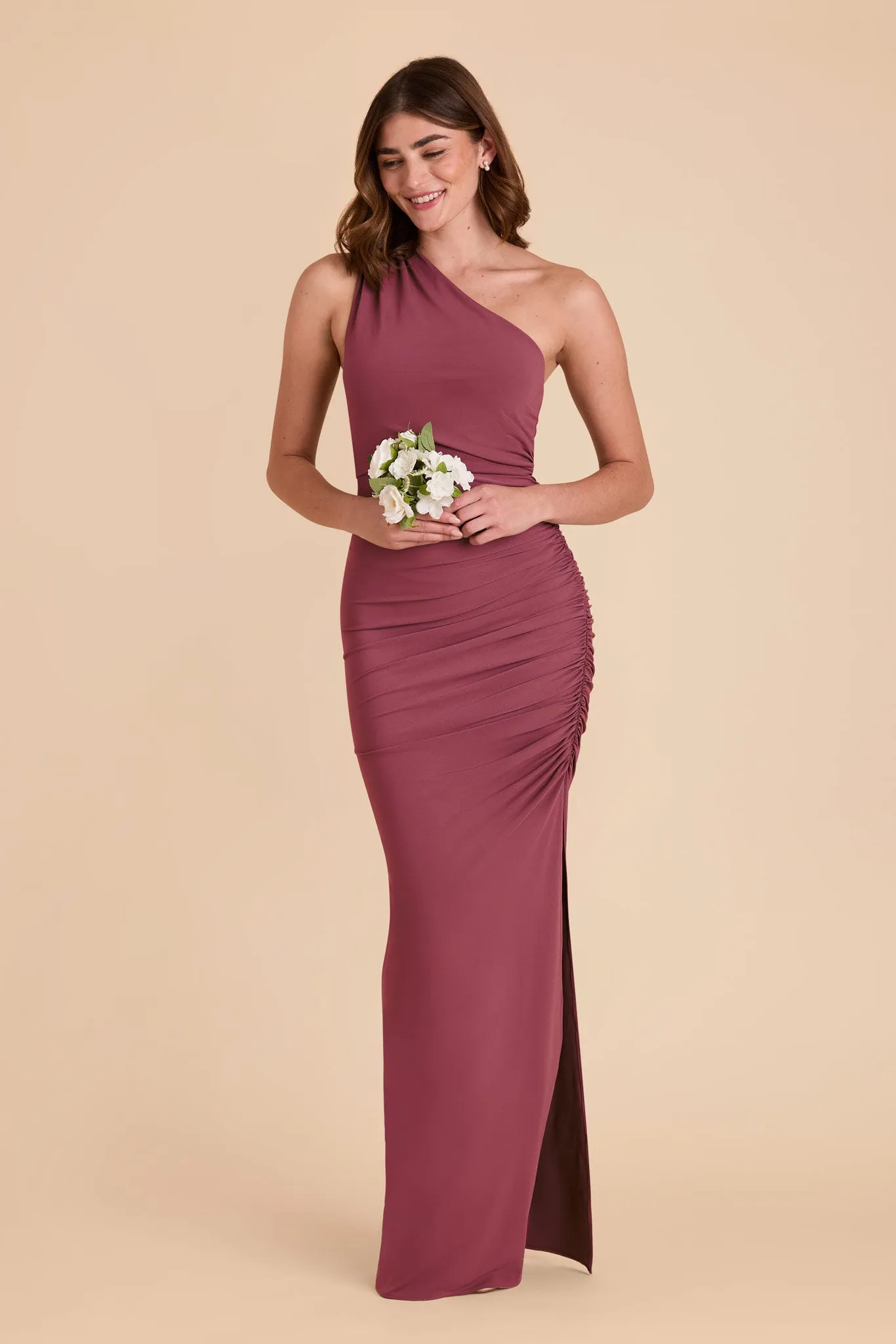 Claudia Luxe Knit Dress - Rosewood sold by Birdy Grey product image thumbnail 5