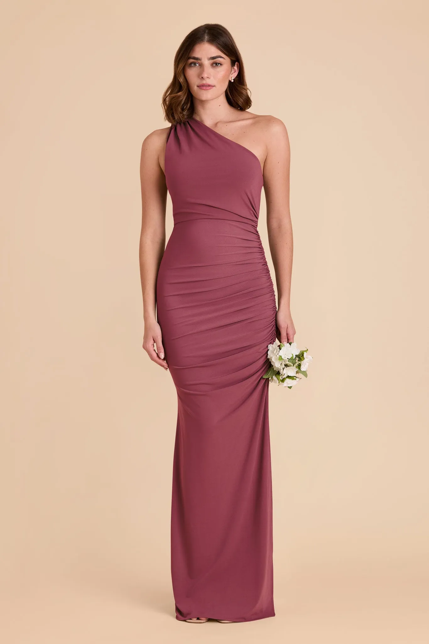 Claudia Luxe Knit Dress - Rosewood sold by Birdy Grey