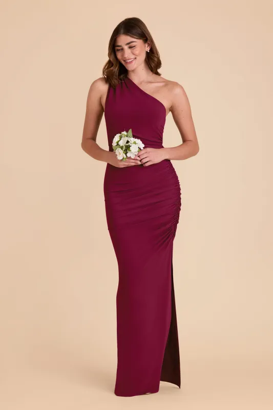 Claudia Luxe Knit Dress - Berry sold by Birdy Grey