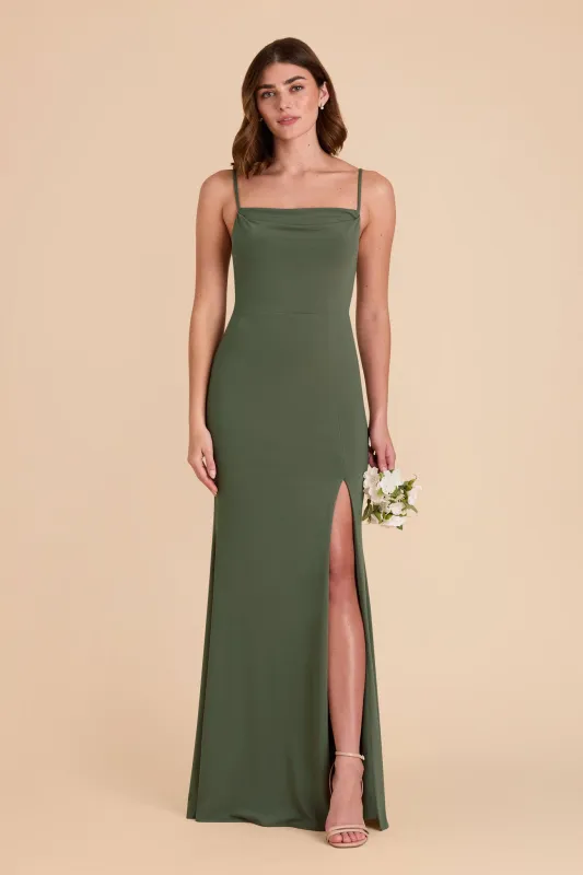 Ash Luxe Knit Dress - Olive sold by Birdy Grey