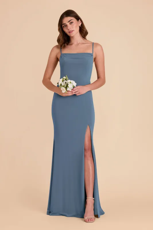 Ash Luxe Knit Dress - French Blue sold by Birdy Grey