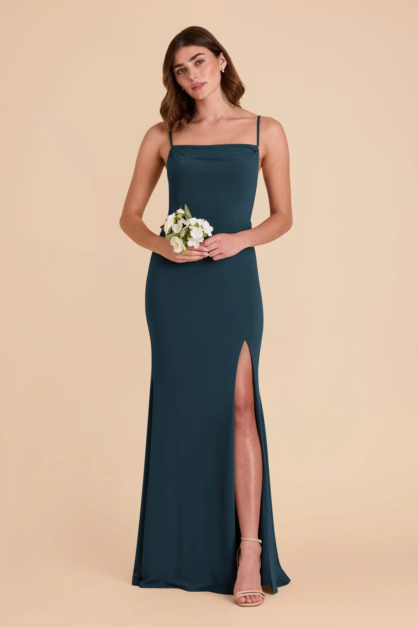 Ash Luxe Knit Dress - Dark Teal sold by Birdy Grey