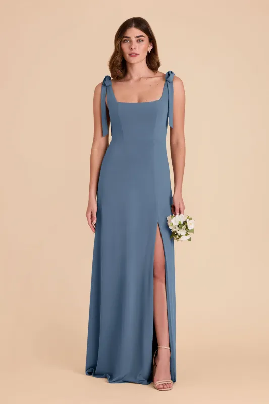 Alex Convertible Dress Luxe Knit - French Blue sold by Birdy Grey