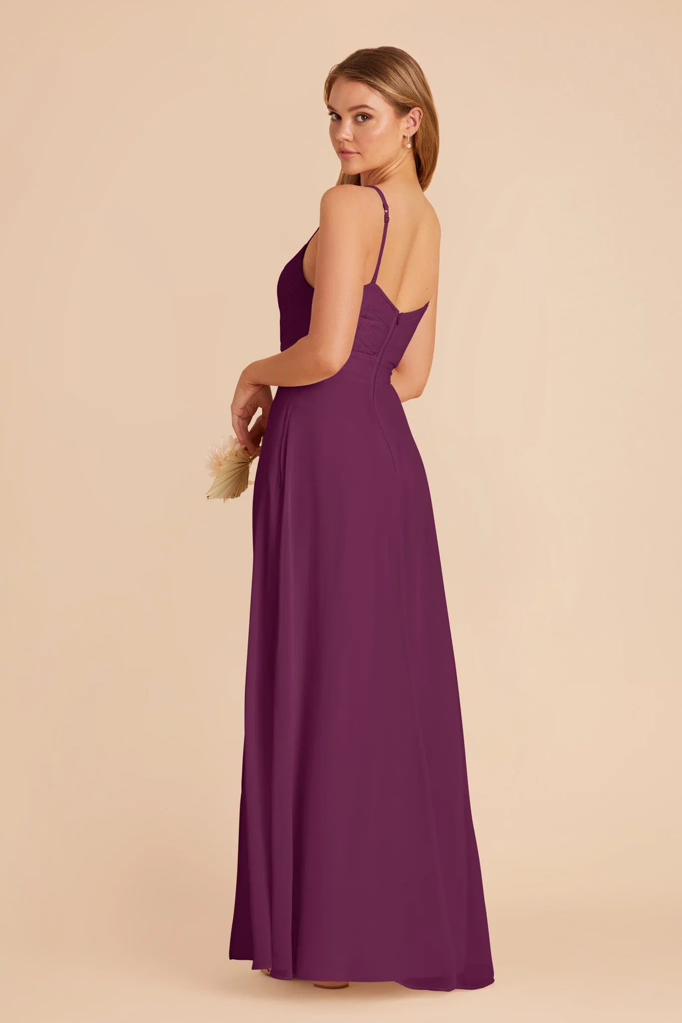 Deborah Chiffon Dress - Fig sold by Birdy Grey product image thumbnail 5