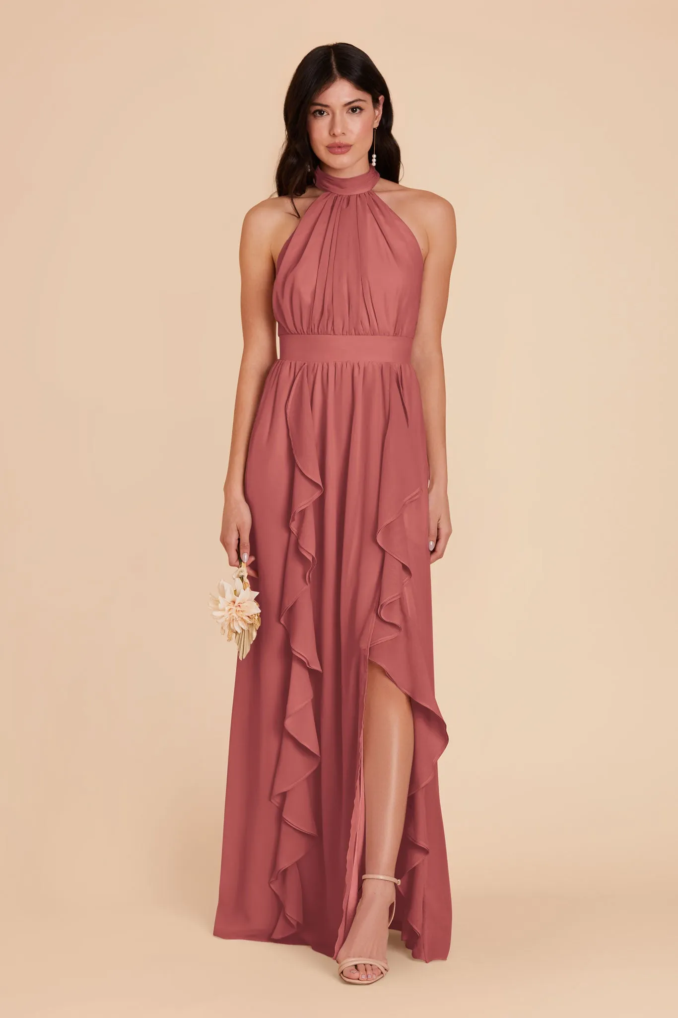 Joyce Chiffon Dress - Wild Rose sold by Birdy Grey