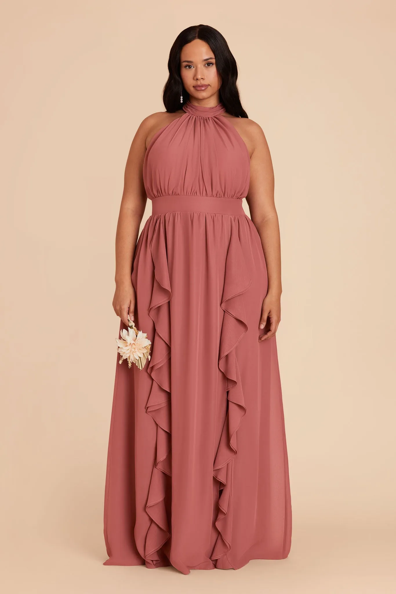 Joyce Chiffon Dress - Wild Rose sold by Birdy Grey product image thumbnail 2