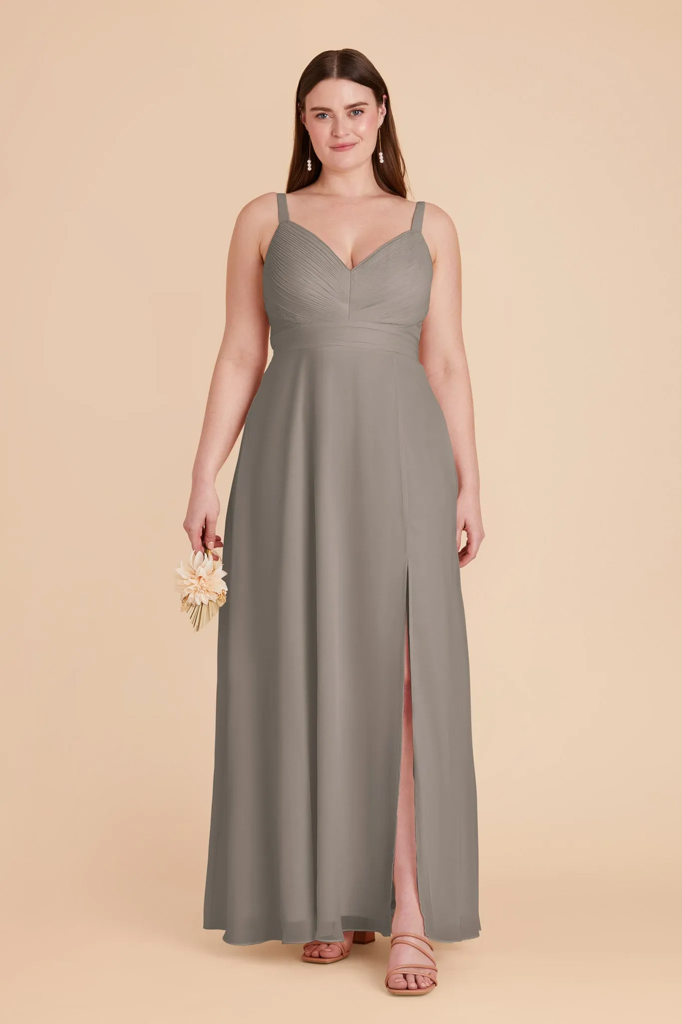 Deborah Chiffon Dress - Silver sold by Birdy Grey product image thumbnail 2