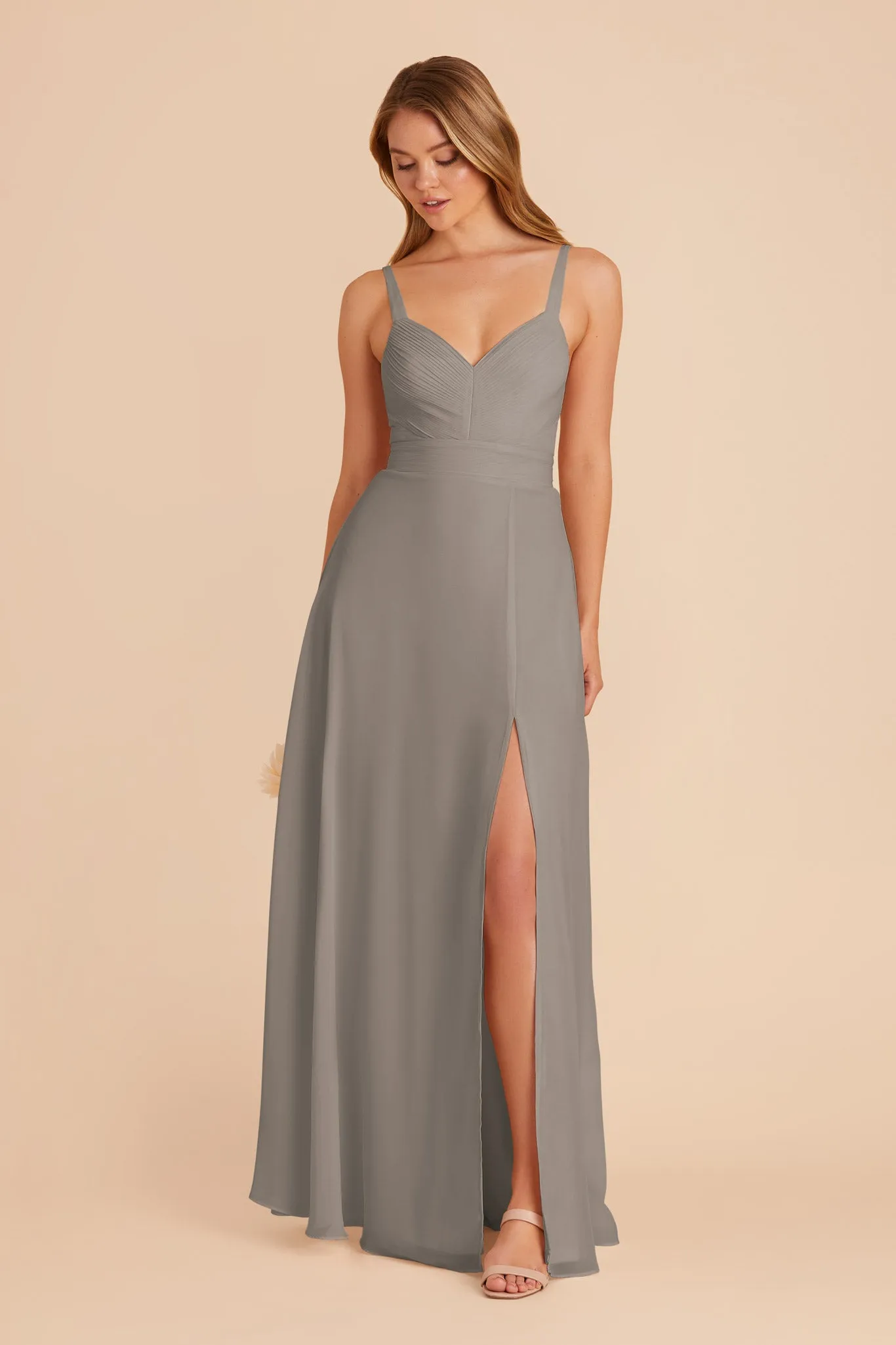 Deborah Chiffon Dress - Silver sold by Birdy Grey product image thumbnail 4