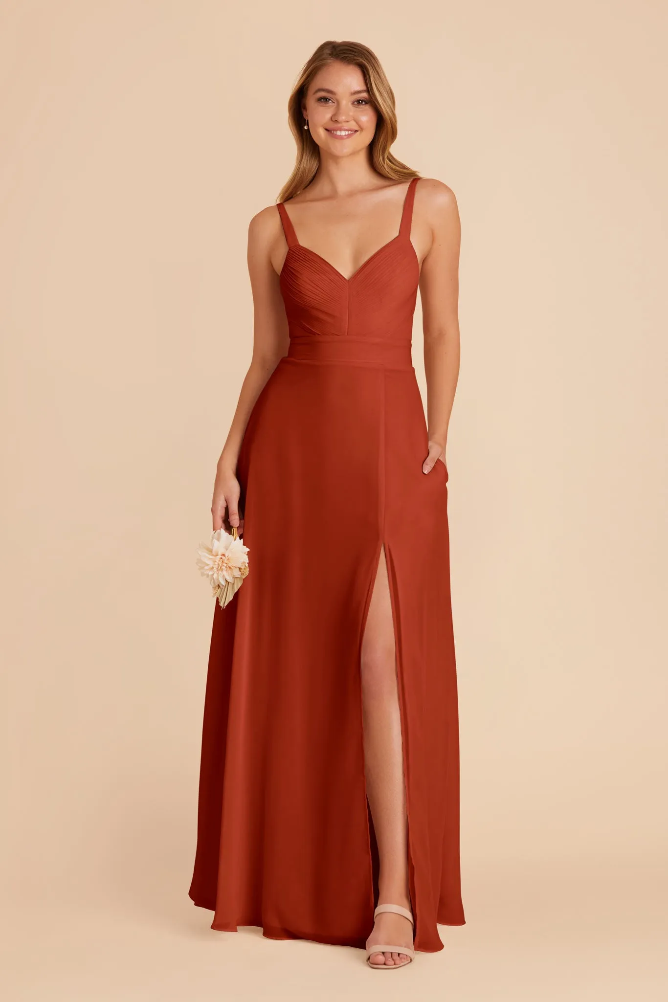 Deborah Chiffon Dress - Auburn sold by Birdy Grey product image thumbnail 4