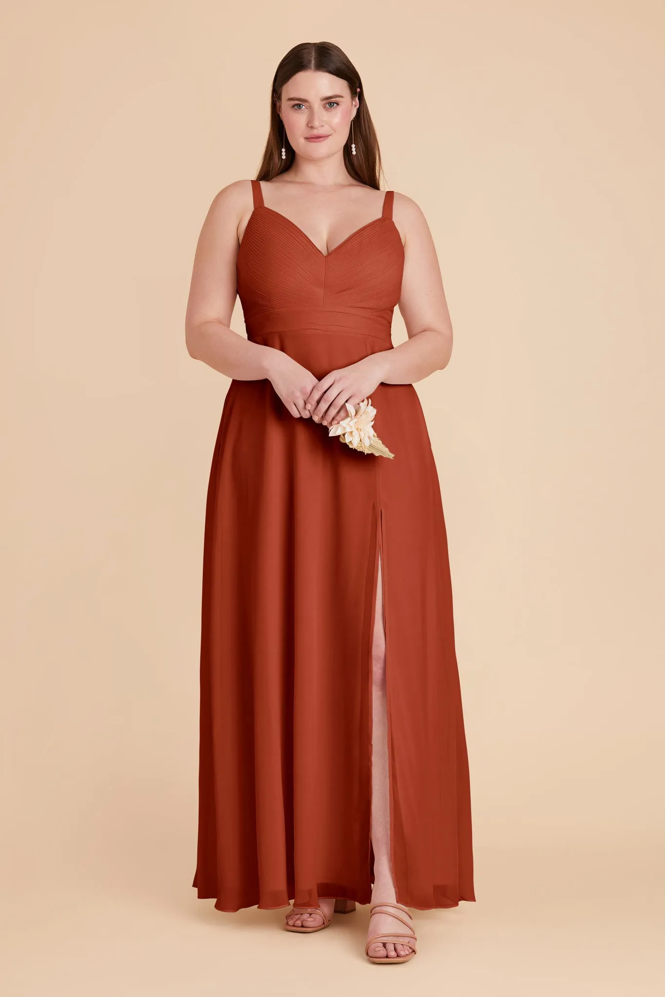 Deborah Chiffon Dress - Auburn sold by Birdy Grey product image thumbnail 2