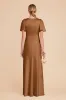 Marni Matte Satin Dress - Copper sold by Birdy Grey