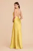 Stephanie Matte Satin Dress - Sunflower Yellow sold by Birdy Grey