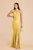 Stephanie Matte Satin Dress - Sunflower Yellow sold by Birdy Grey